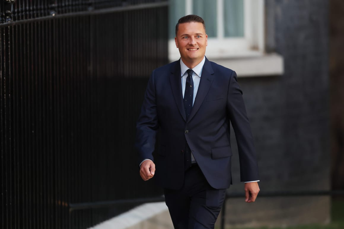Wes Streeting named to top UK defense role
