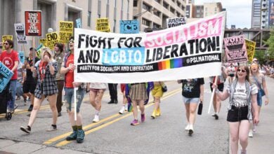 The right wants to erase trans people, fighting back means fighting for socialism!