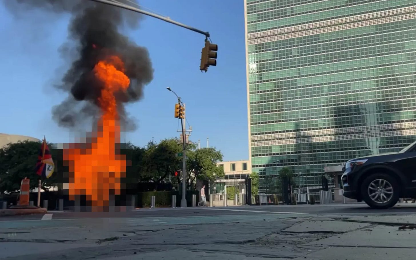 The Burning Man at the United Nations