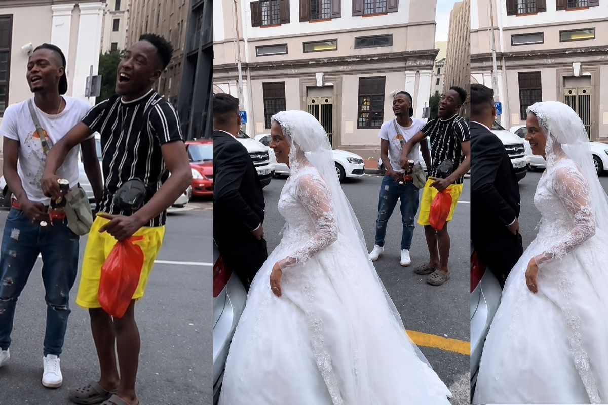 Cape Town bride left speechless as strangers serenade her in viral video – WATCH