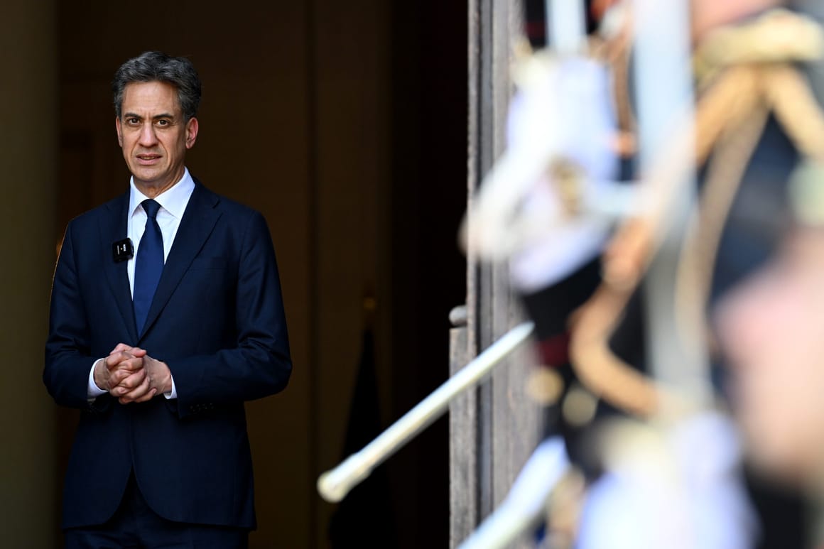 Ed Miliband grabs Brexit reset role as he reboots UK Foreign Office