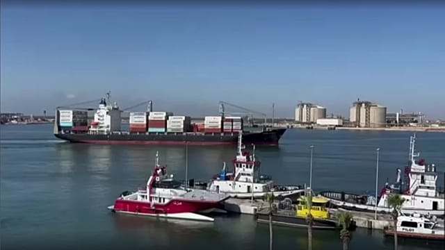 Egypt confirms unidentified drone caused fire at Mediterranean port