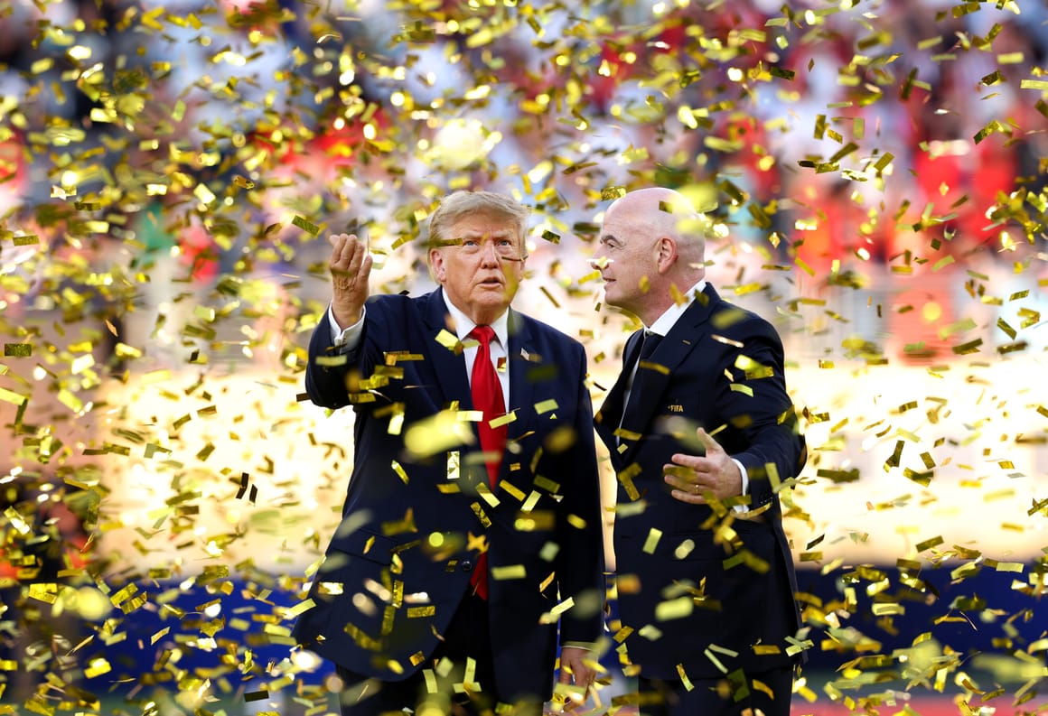 Football and politics, brought to you by Big Business (and energy drinks)