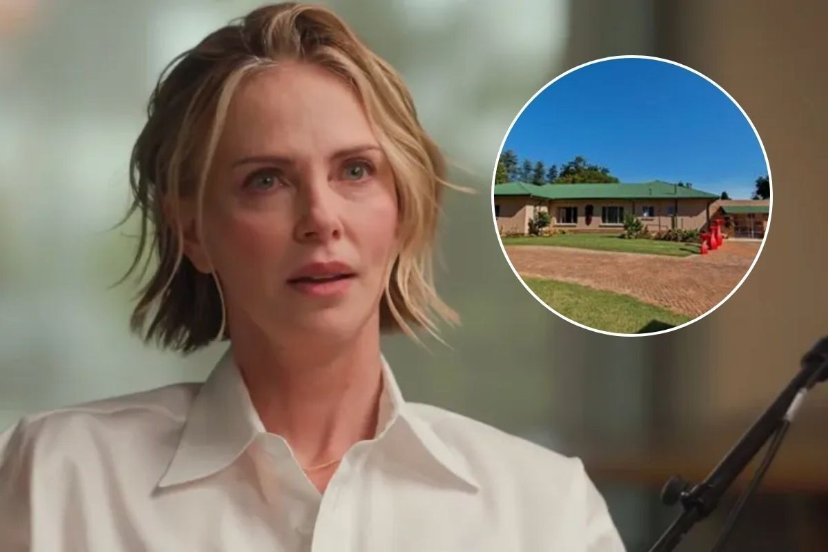 Charlize on childhood home: ‘Every room had a steel door’