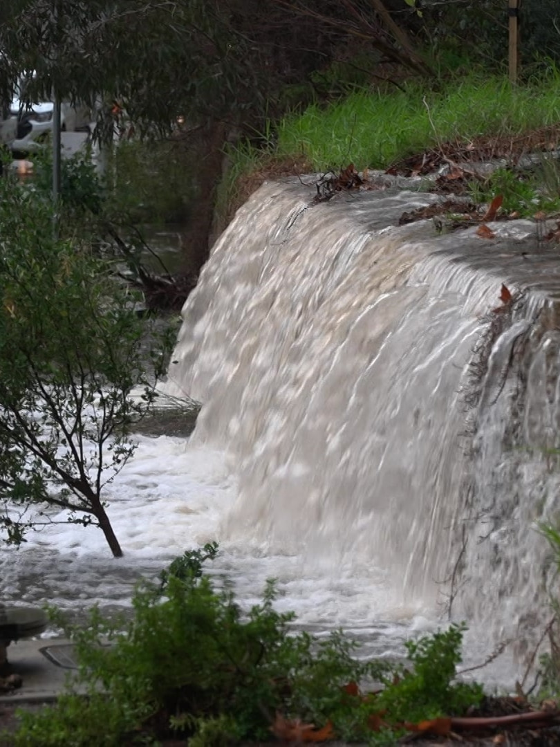 Adelaide gets 70pc of July rain in one day with windy weather to continue