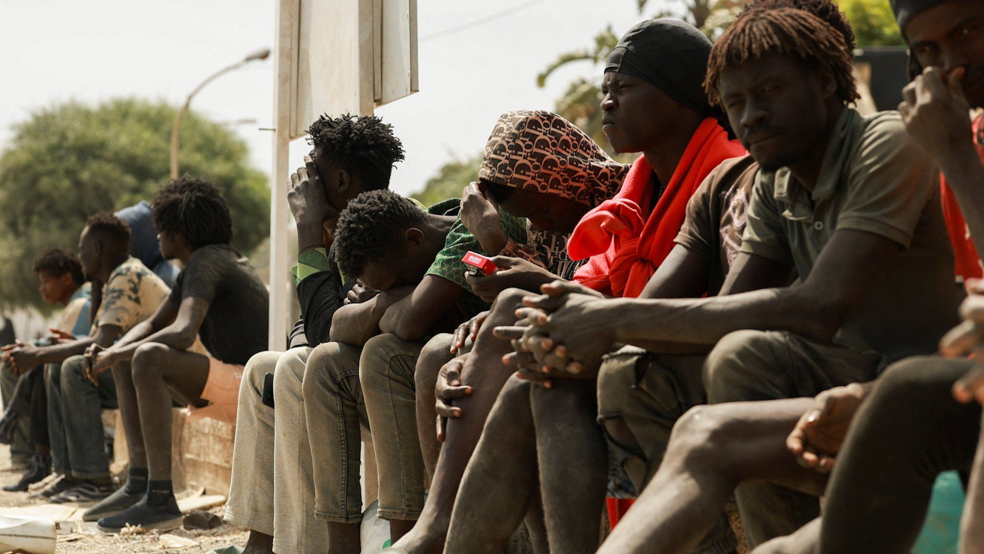 Migrants await asylum in Ceuta amid hunger and thirst