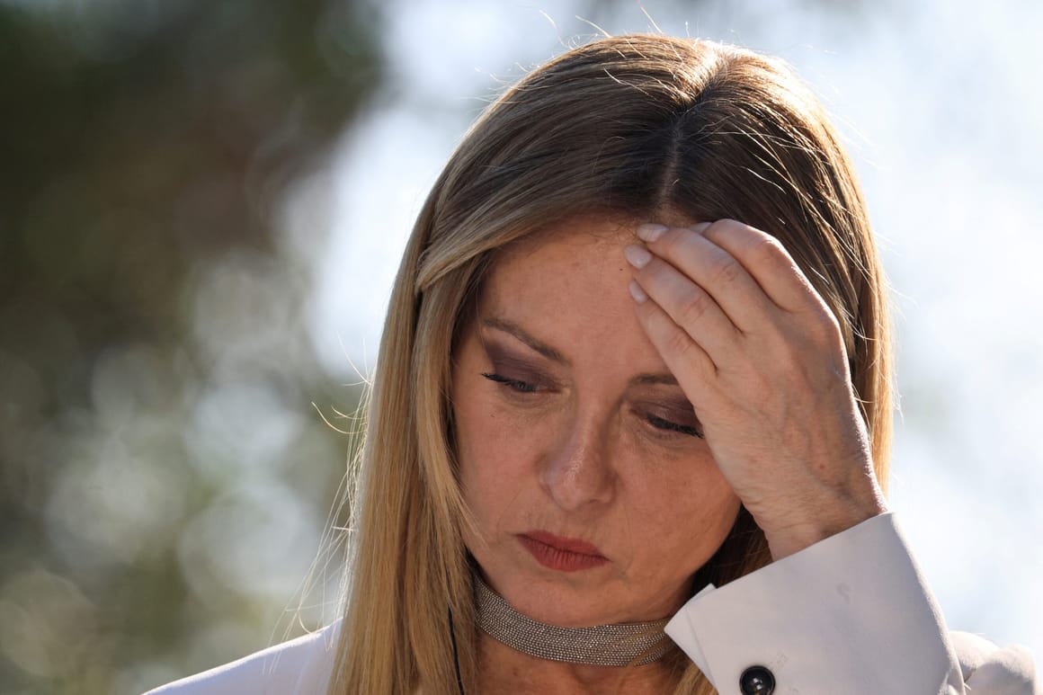 A new rival is forcing Italy’s Meloni back to her far-right roots