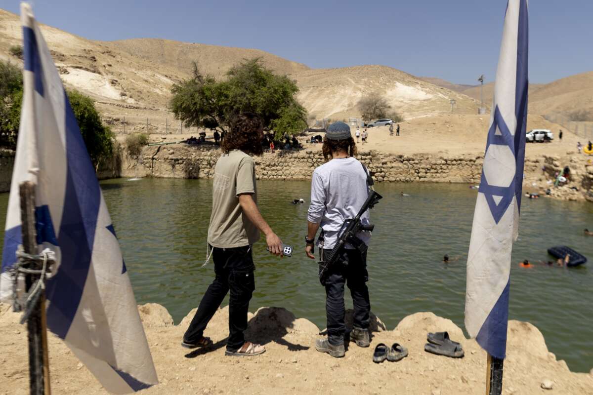 Israeli Settlers Cut Off Palestinian Farmers’ Water to Fill a Swimming Pool