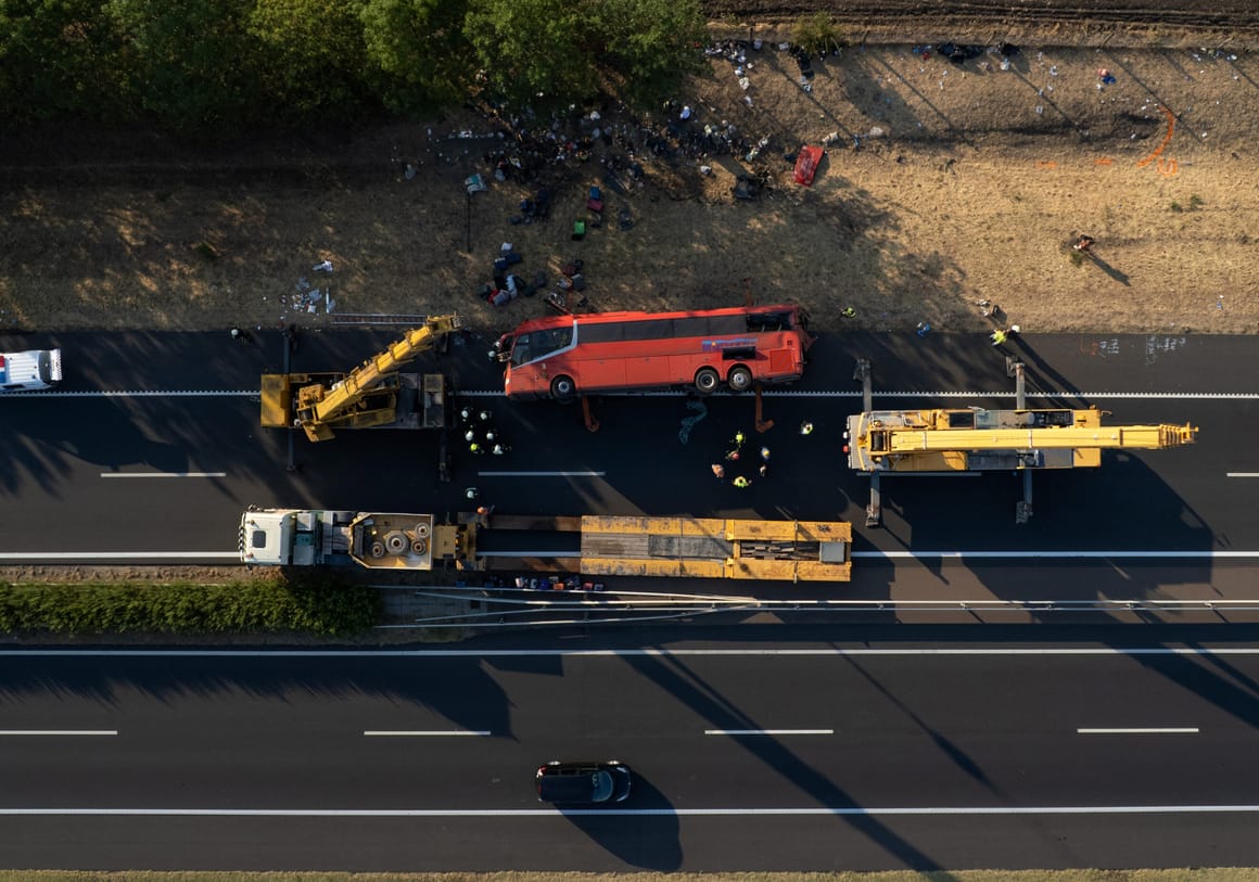 At least 12 killed as Polish pilgrimage bus overturns in Hungary