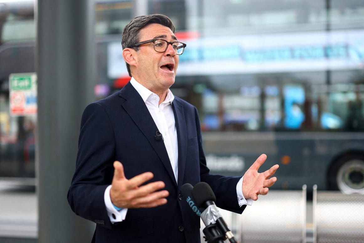 Andy Burnham ‘not embarrassed’ by exchange with Trump aide impersonator