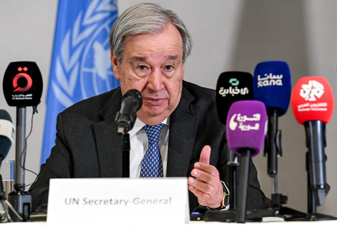 UN chief tells countries to rein in autonomous weapons