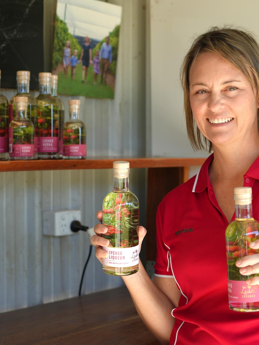 Imperfect lychees go from shed floor to liquor shelf as growers diversify