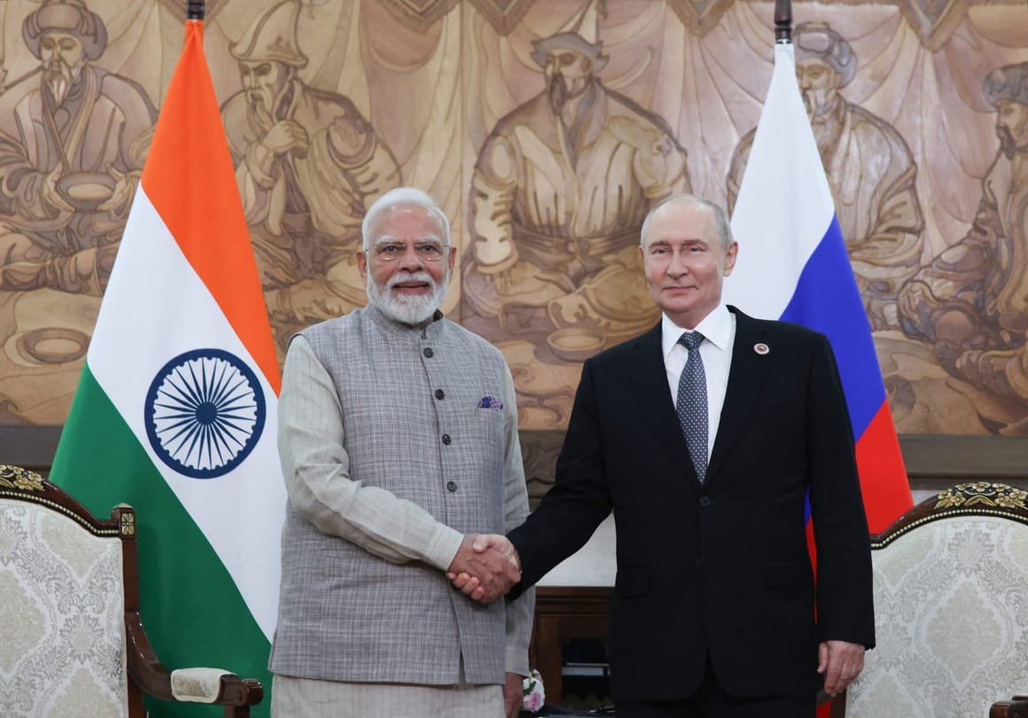Modi implores tense Putin to end Ukraine war