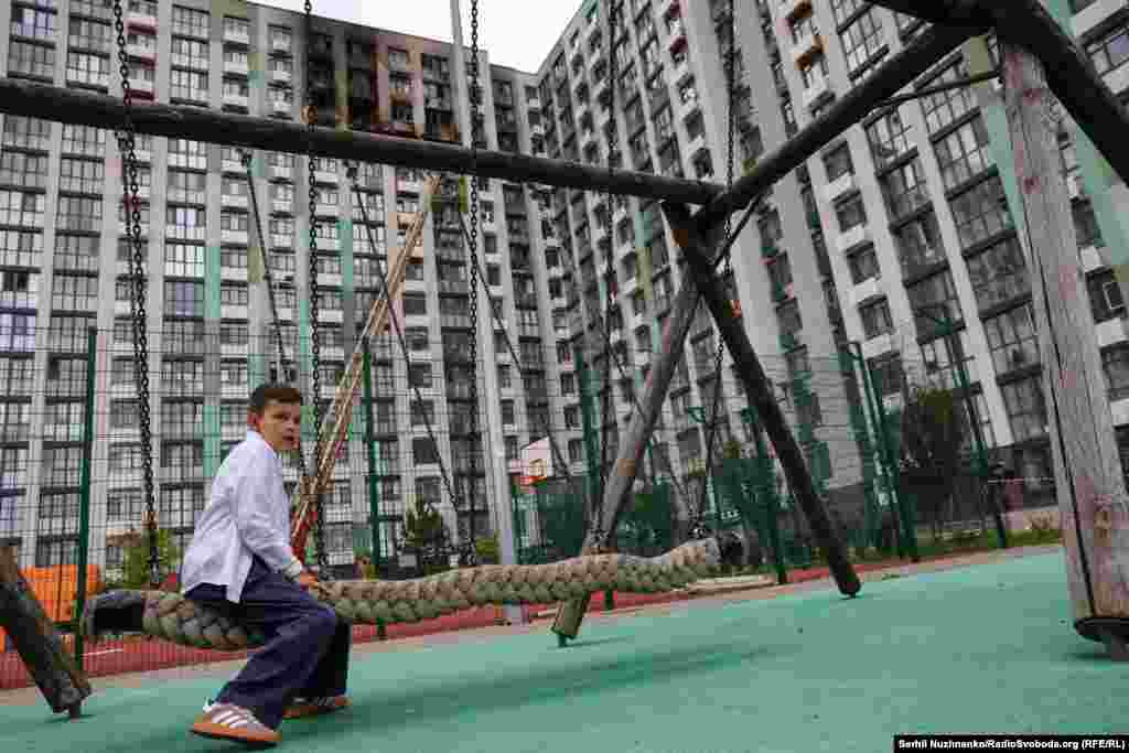 Russian Strikes Pound Kyiv Region As Ukrainian Children Head Back To School
