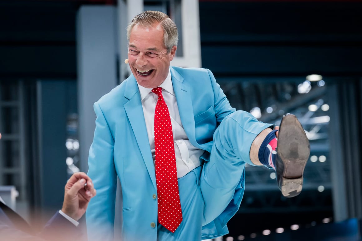 Nigel Farage wants to be a global statesman. First he needs distance from Trump. 