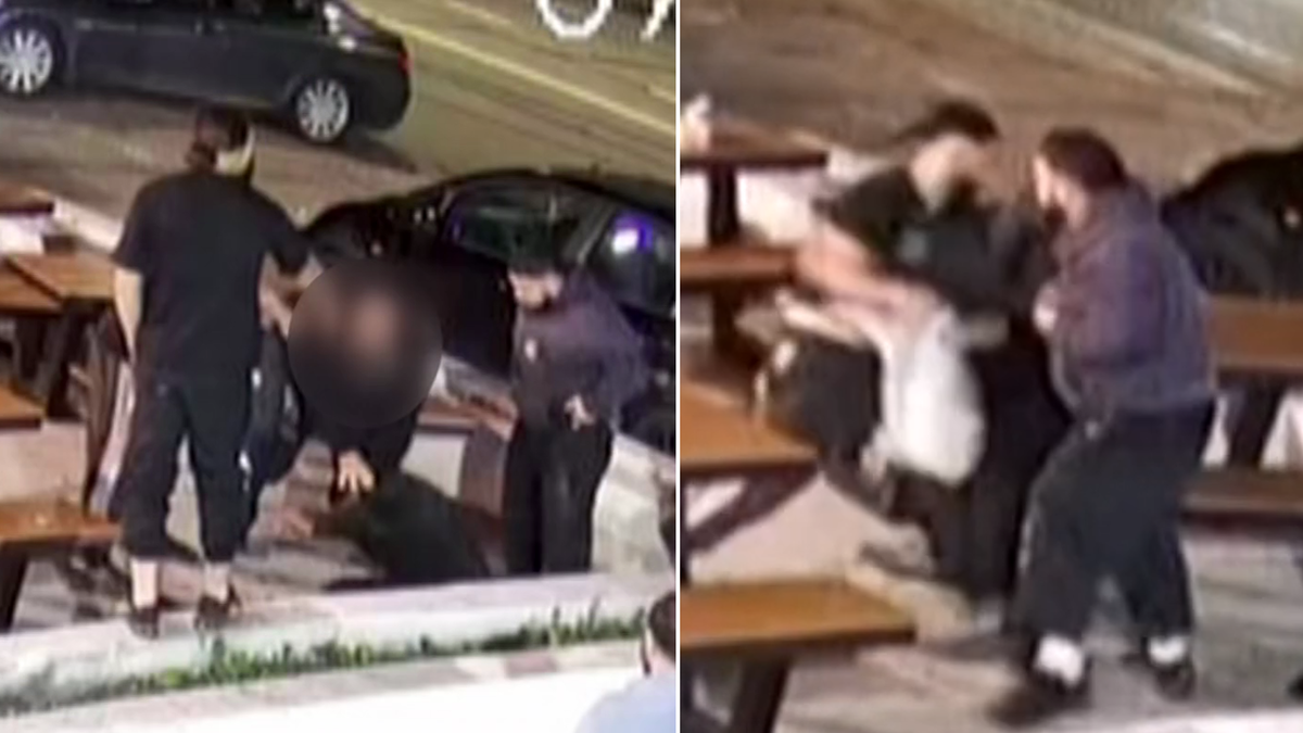 Three men in hospital under police guard after kebab shop stabbing in Canterbury, southwest Sydney