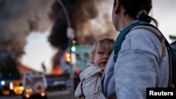 Russia Pounds Ukrainian Capital, Killing At Least 5, Hours After US Envoys Depart