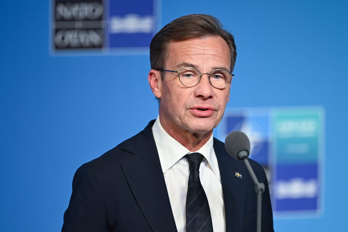 Sweden’s NATO missions are at risk if the left wins election, warns PM Kristersson