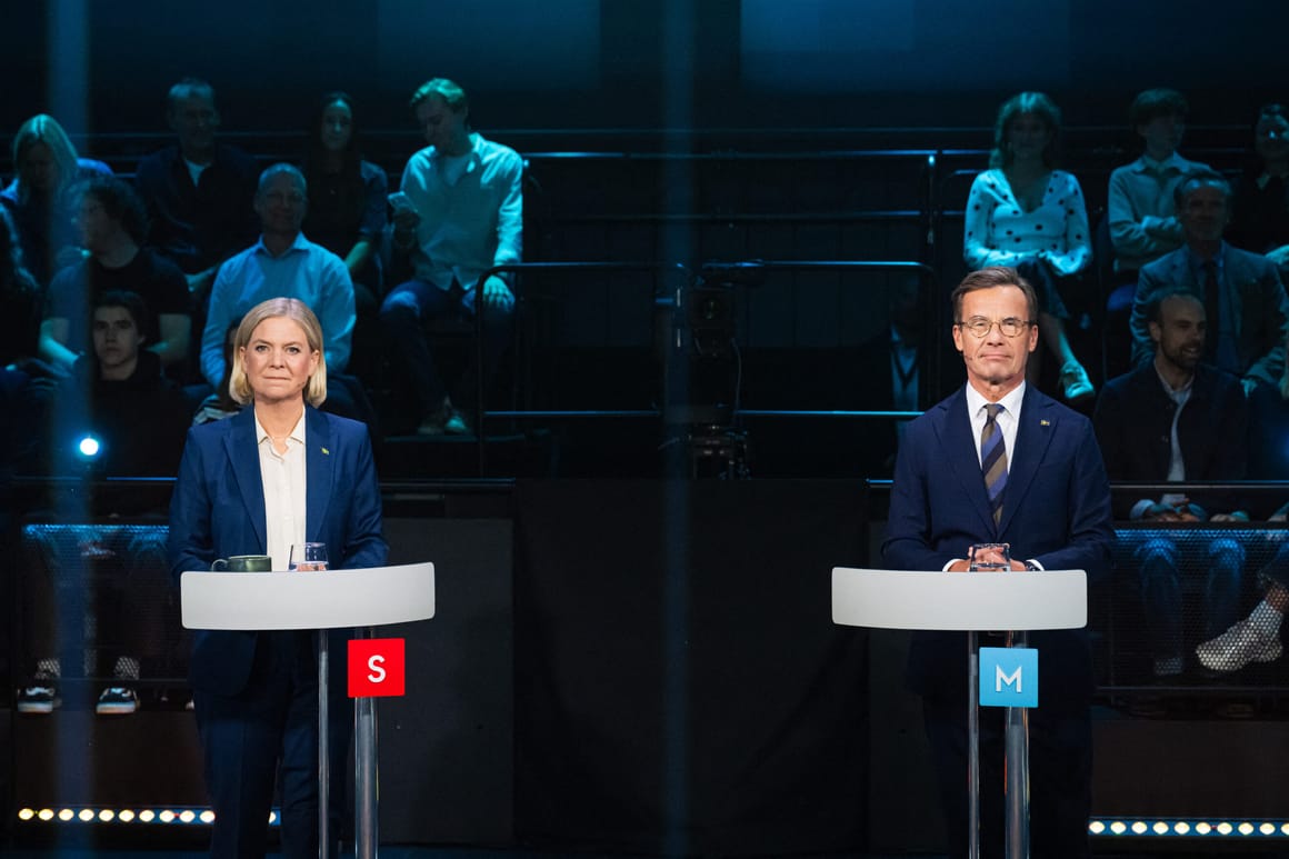 Sweden election forecast says vote too close to call 