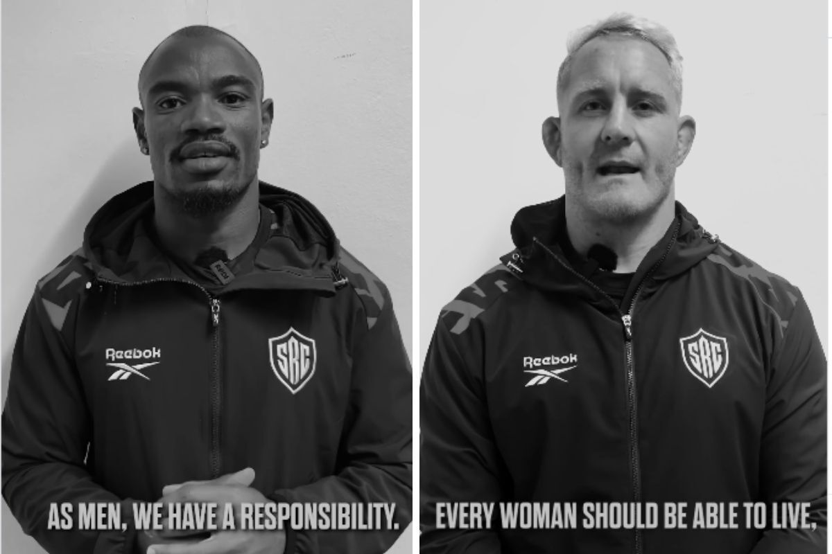 ‘We have a responsibility’: Sharks rugby players stand against GBV