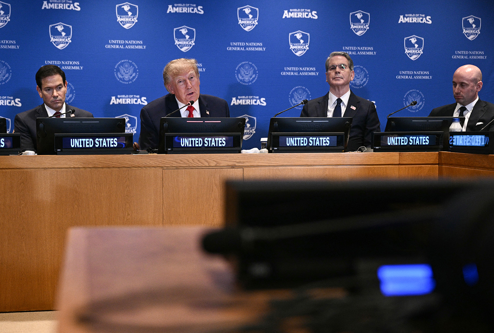 Trump admin spars with Iran at UN meeting