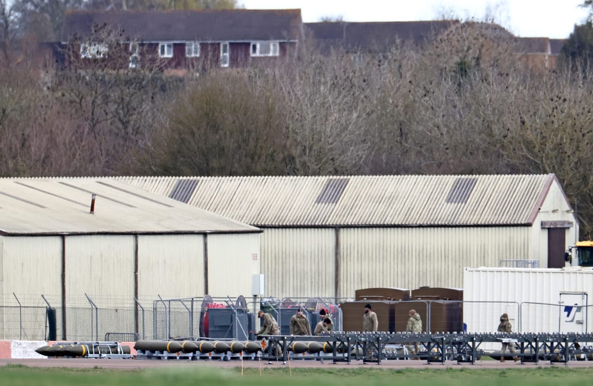 Men arrested for explosive offenses at UK airbase used for US strikes on Iran