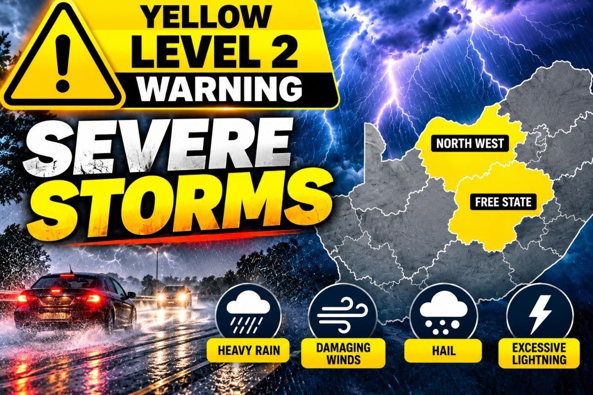Weather: Yellow Level 2 warning issued for severe storms in TWO provinces