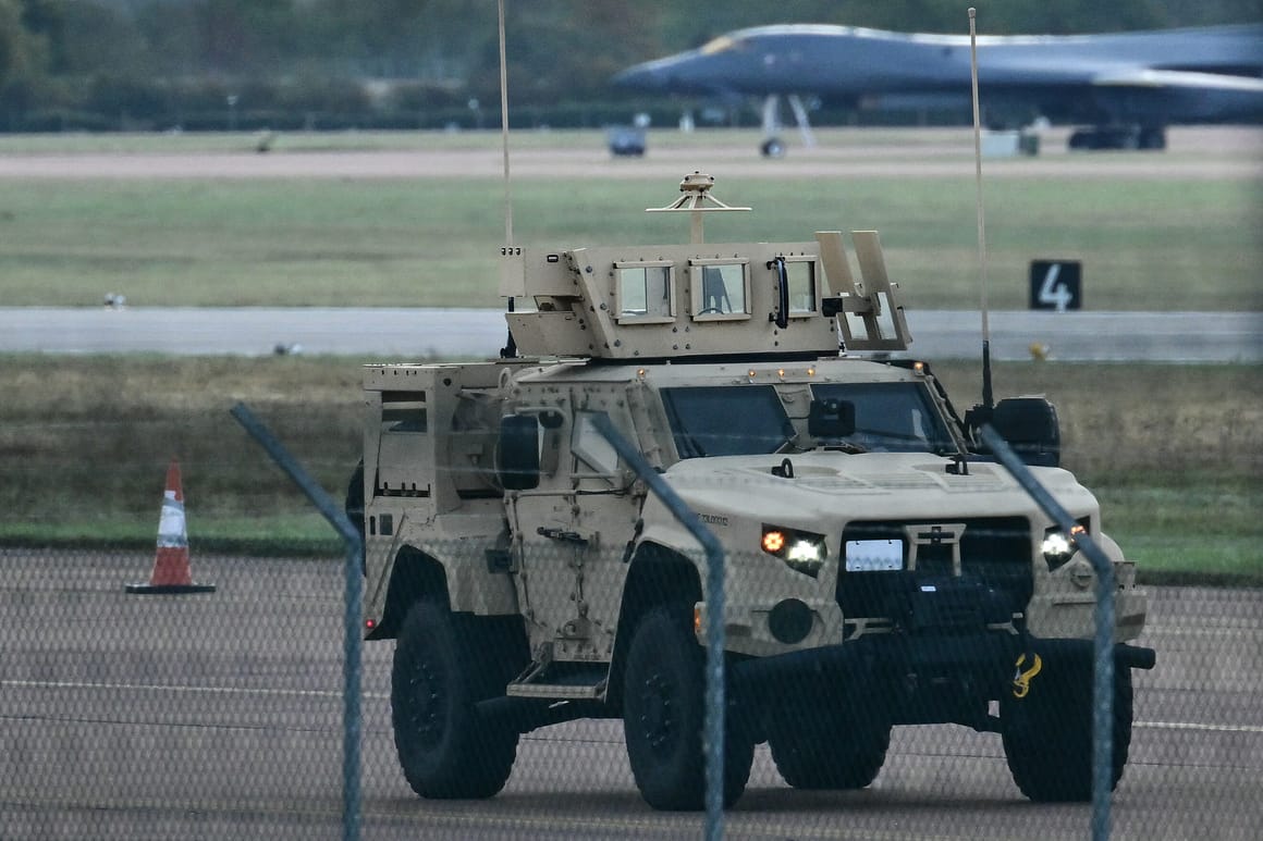 UK says Iran involved in RAF Fairford incident