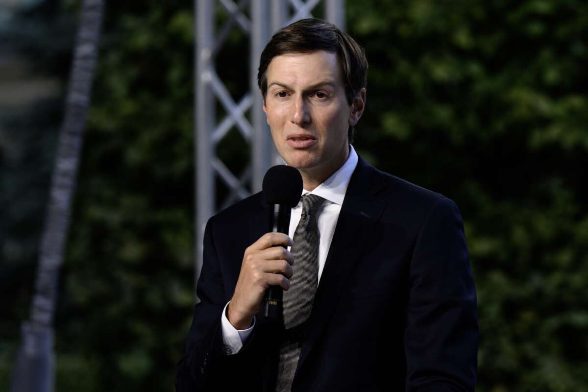 Kushner, Key Trump Negotiator on Gaza, Owns Firm With Major Stake in Israeli Military