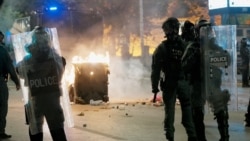 Protesters, Police Clash As Vote On  President And Kosovo War Crimes Court Stalls
