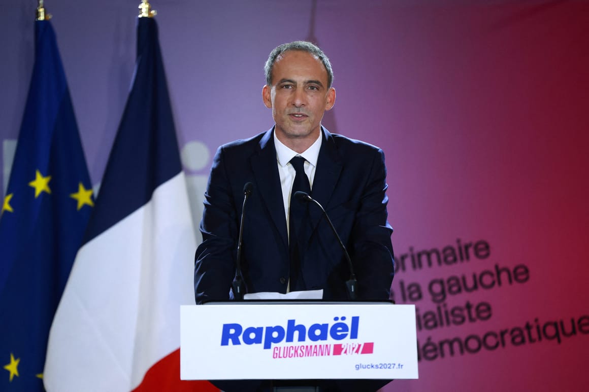 MEP Glucksmann wins French center-left primary, becoming candidate for presidency