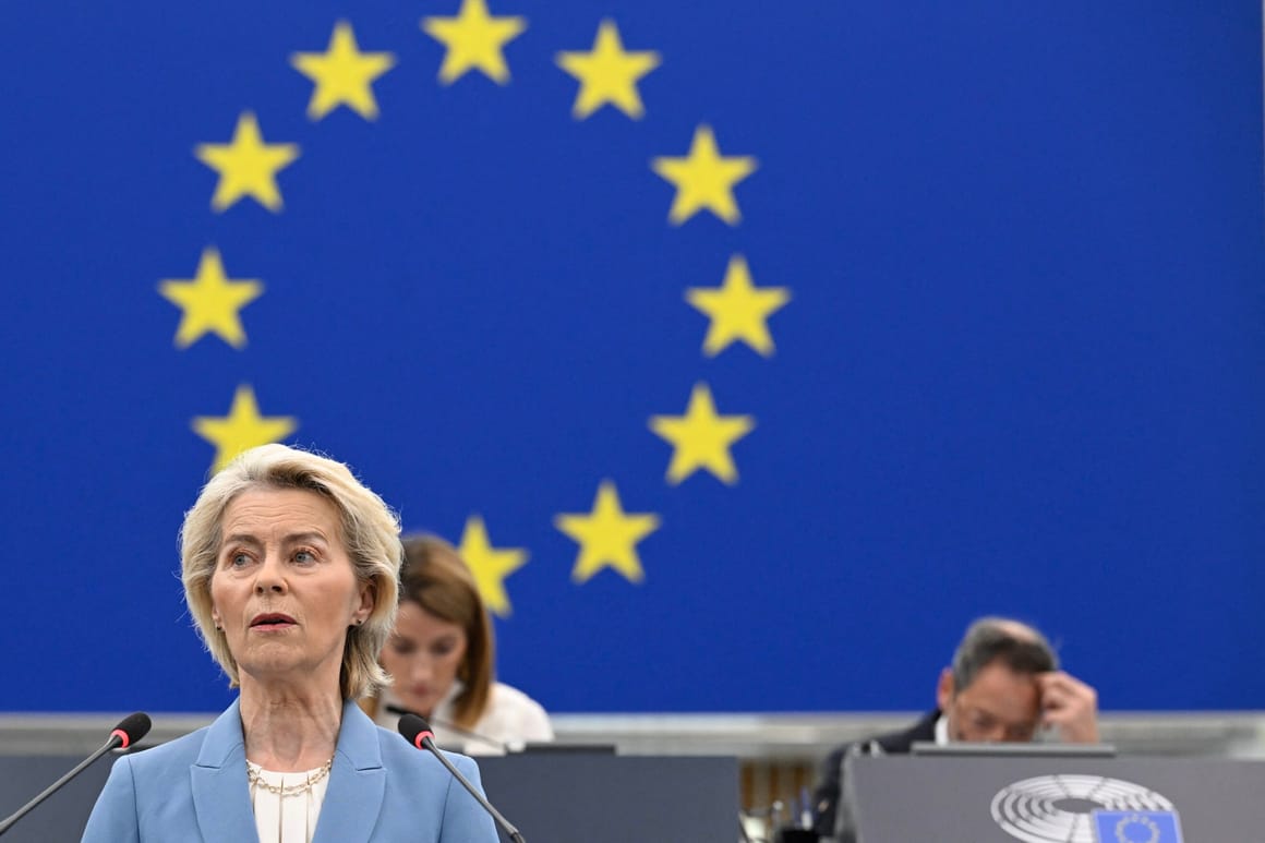 Von der Leyen pitches AI as solution to reduce reporting for European businesses