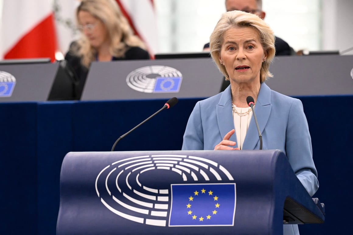 Ursula von der Leyen calls for tough migration measures in letter to leaders