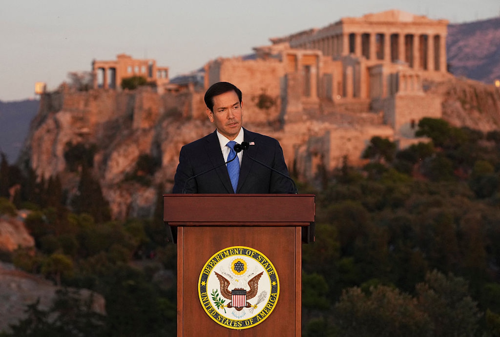 Rubio’s Greece speech is MAGA’s latest classical cover story