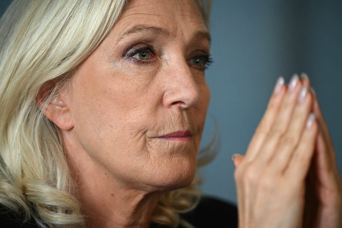 Le Pen vows to downsize EU as she brings contribution cut fight to Brussels