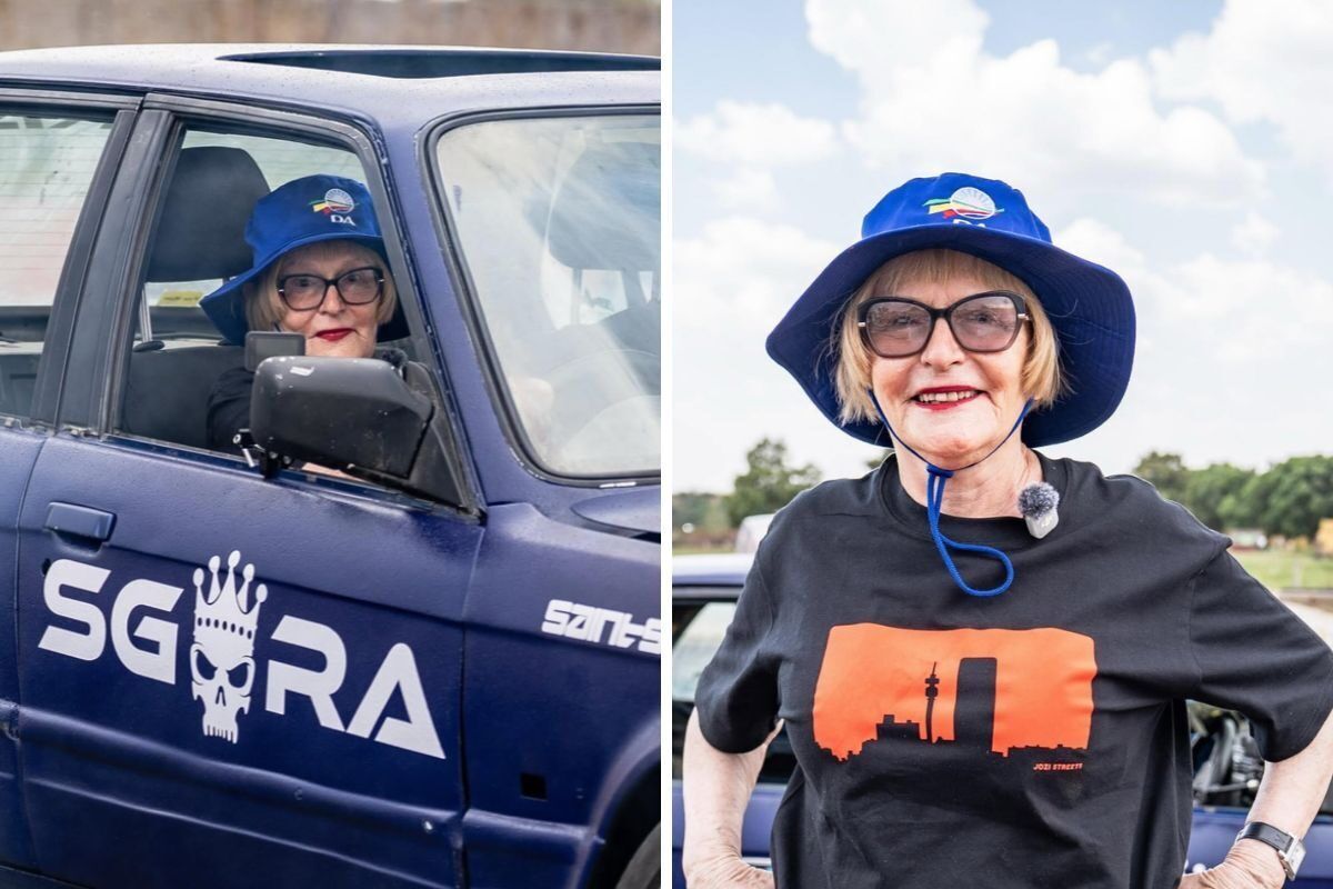 Fast and furious at 75 – Helen Zille goes drag racing!