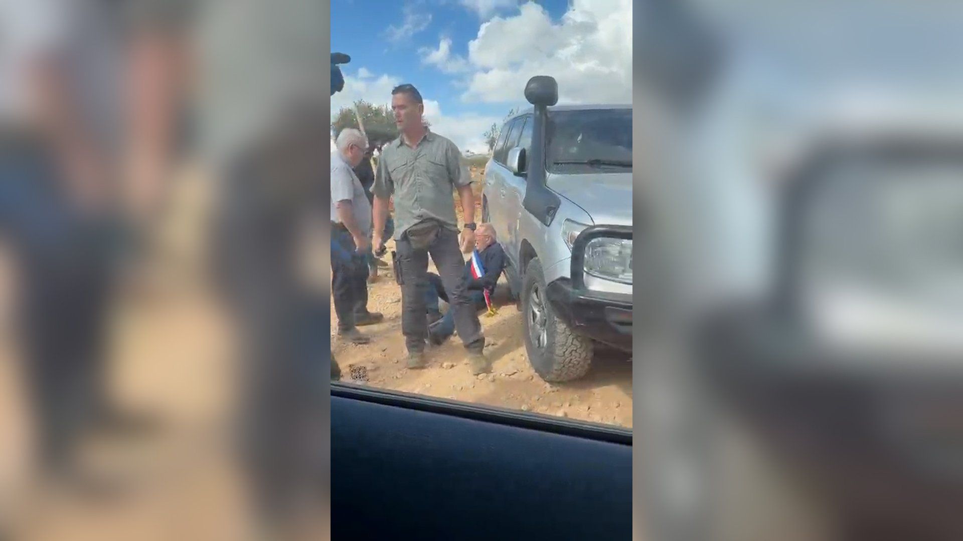 French mayor attacked by settlers during occupied West Bank olive harvest