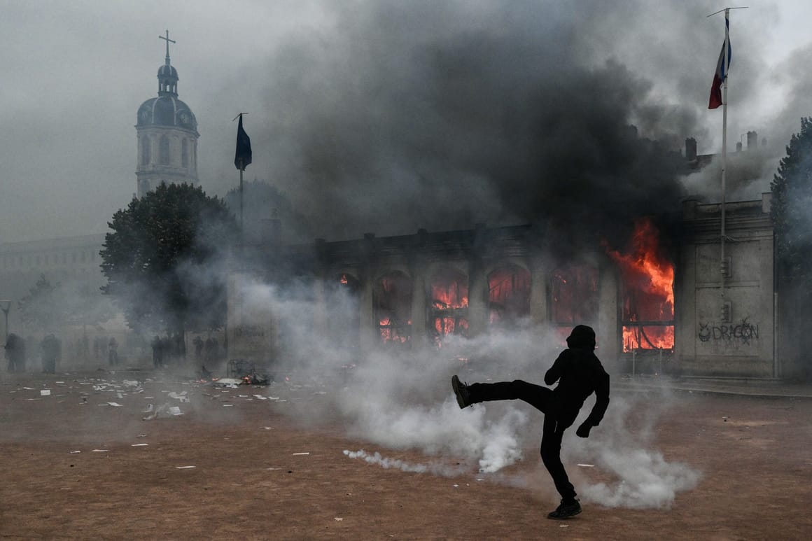 Macron vows ‘full transparency’ in France after protests turn to widespread unrest
