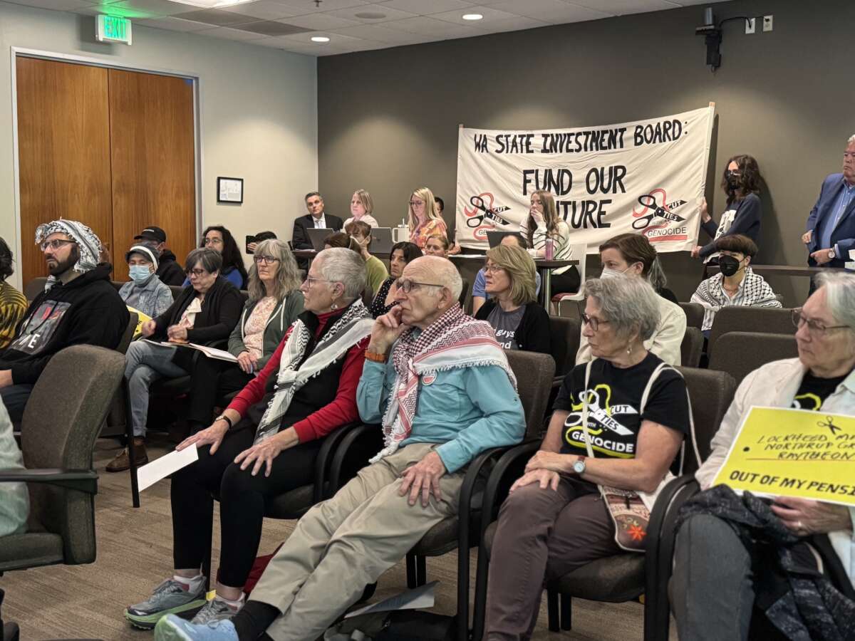 Washington State Invests My Pension in Genocide. I’m Demanding Divestment.