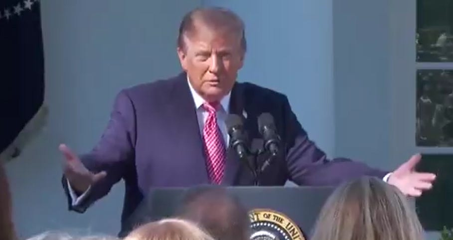 Trump Rambles Like A Loon About Cushions At Women’s Health Event