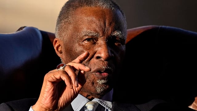 Former president Thabo Mbeki denies ordering cover-up of apartheid-era crimes