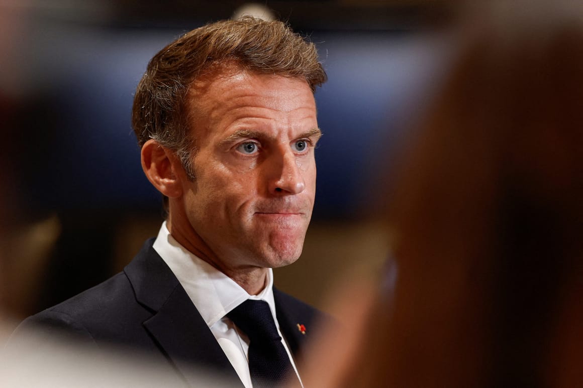 Non-union protests to be banned Saturday in France, Macron says
