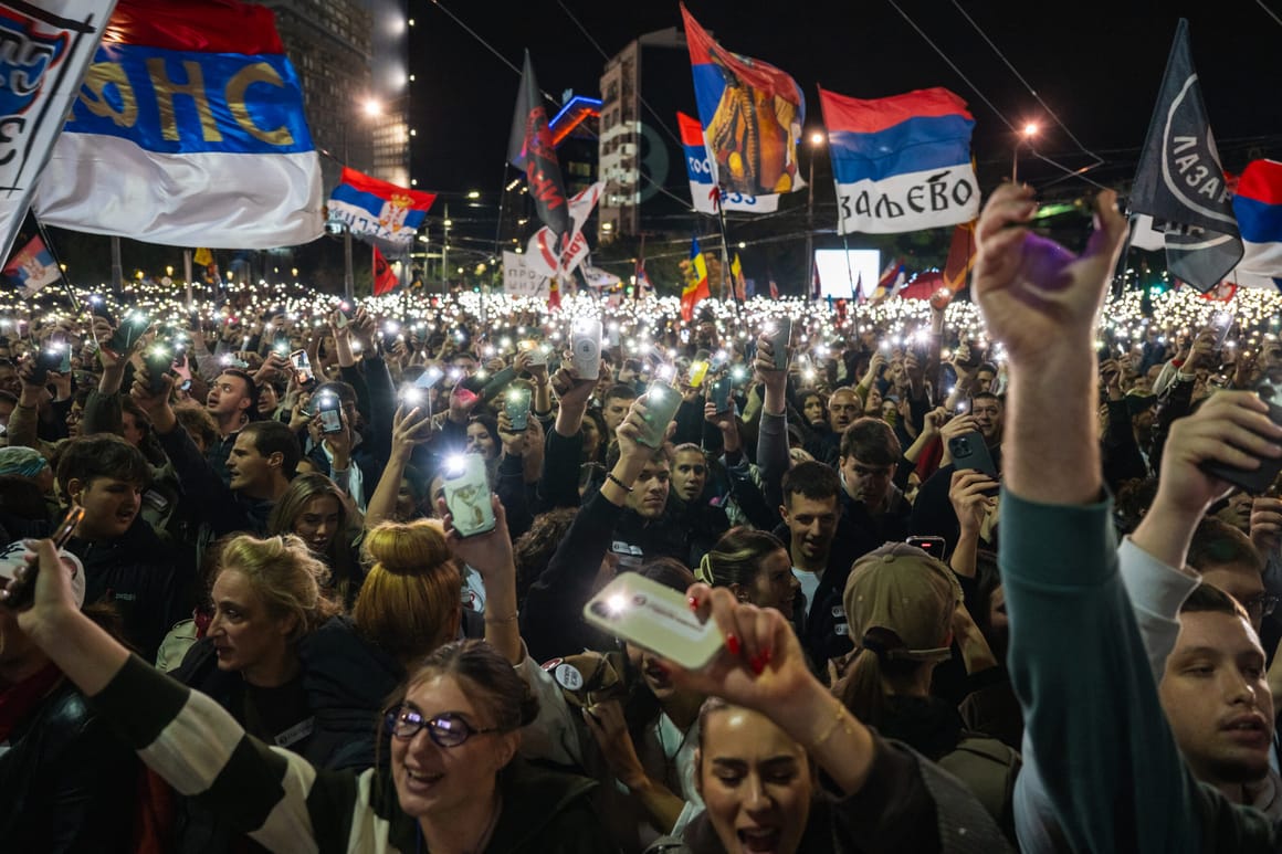Serbia’s protesting students mount serious challenge to Vučić’s power