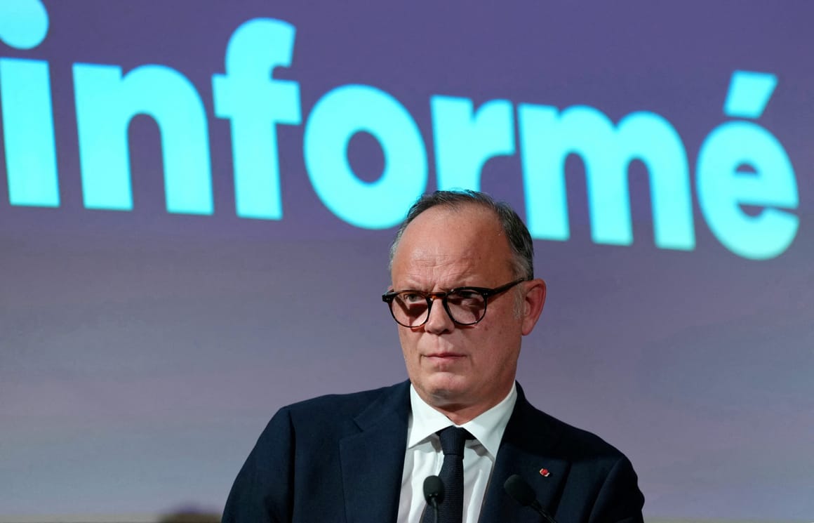 French presidential hopeful Philippe slips in new poll